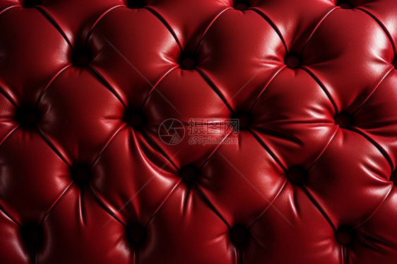 舒适柔软的红色沙发图片