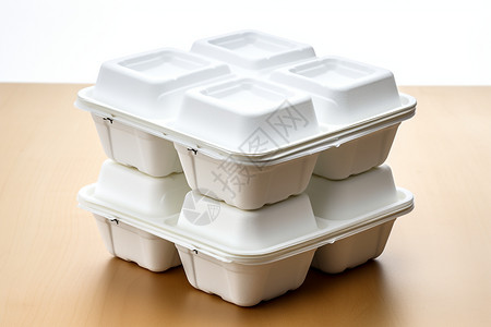 打包食物的餐盒高清图片