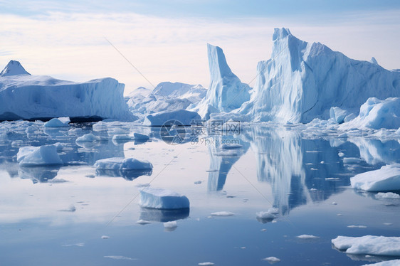 全球变暖冰川融化现象图片