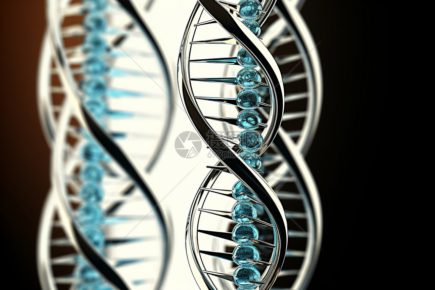 DNA遗传基因研究的概念图图片