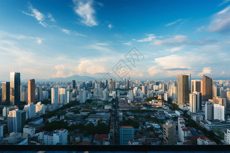 美丽的城市建筑背景图片