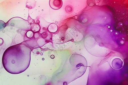 抽象紫色水彩背景图片