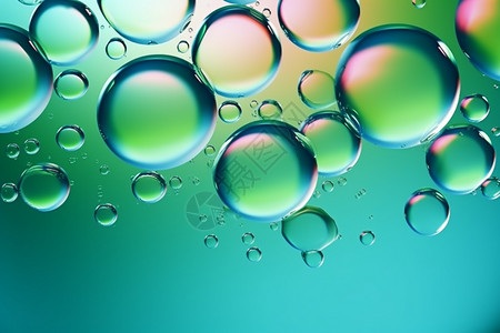 透明气泡液体图片