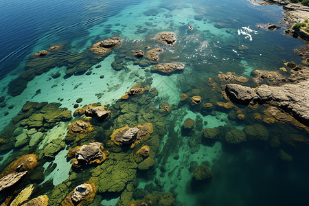 海湾浅图片