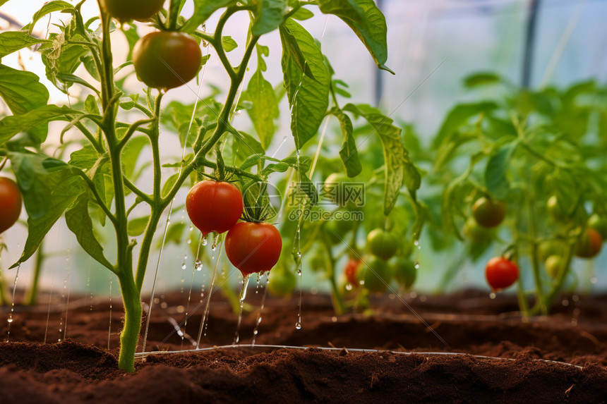生长的番茄图片