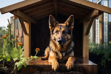 帅气的德国牧羊犬图片