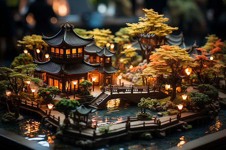 中式园林建筑景观图片