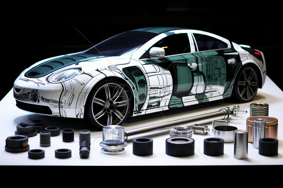 汽车3D模型图片