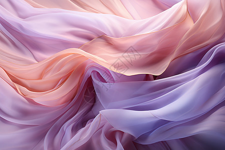 粉紫柔软丝织物图片