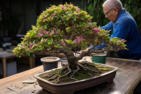 室内植物盆景图片