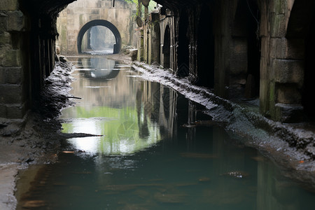 城市污水排水管图片