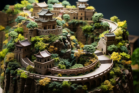 创造性城堡模型图片