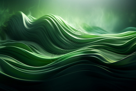 抽象绿色线条背景图片
