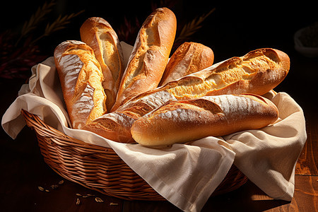 乡村传统健康的面包图片