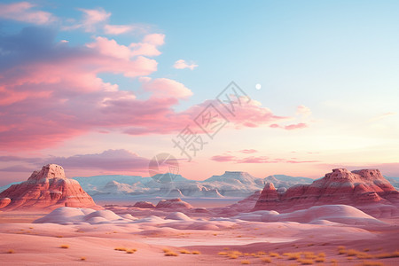 独特地貌的沙漠图片