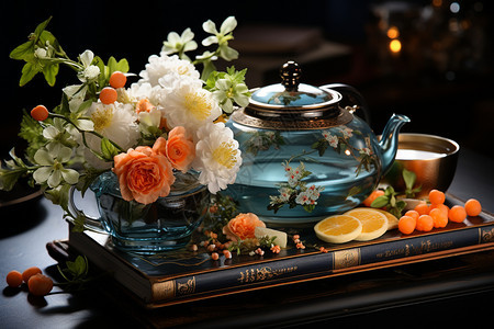 东方品茶文化的中式茶具图片