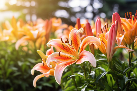 美丽的百合花花朵图片