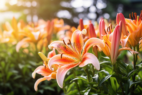 美丽的百合花花朵图片