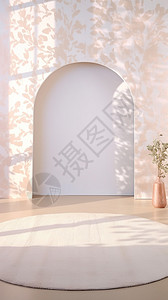 花纹墙壁拱形庆典背景图片