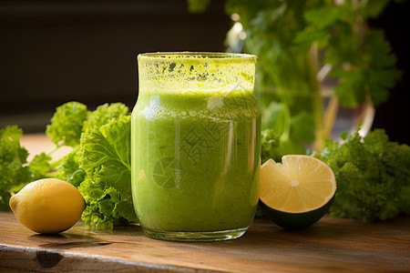 绿色健康的饮品图片