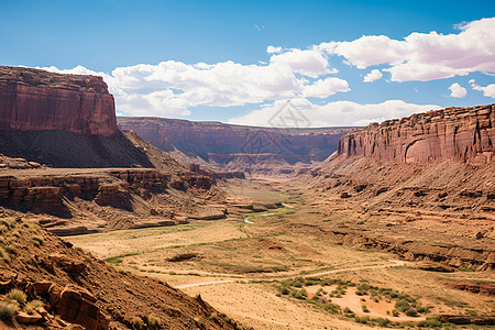 壮观的沙漠戈壁景观图片