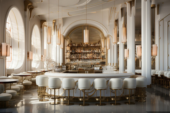 复古典雅的欧式酒吧装潢图片