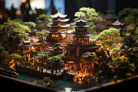 中国城市模型图片