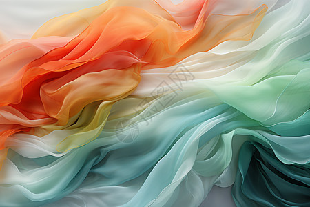 绚烂流动的丝绸抽象壁纸图片