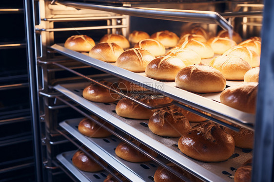 面包加工厂图片