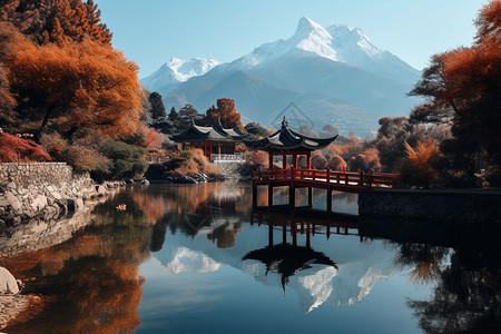 秋天的大自然的风景图片