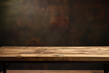 厨房中的老式木质桌面背景图片