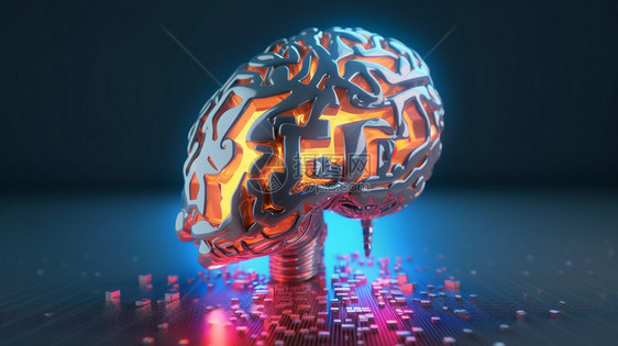 AI模型大脑图片