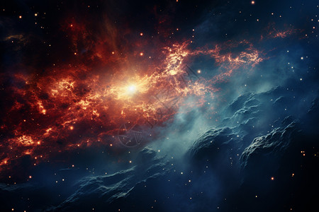 宇宙浩瀚银河背景图片
