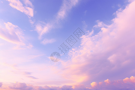 美丽的紫色天空图片