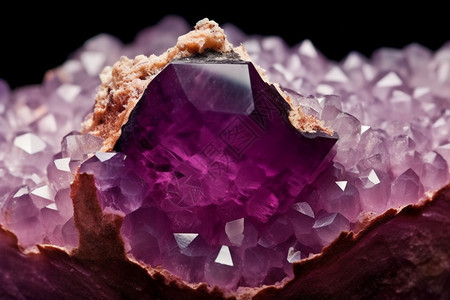 好看的紫水晶图片