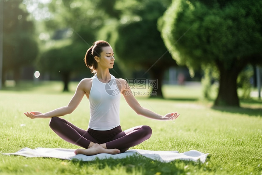 健身的女人图片