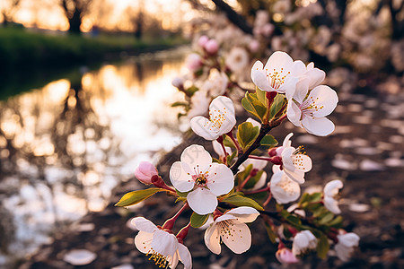 樱花绽放的美景图片
