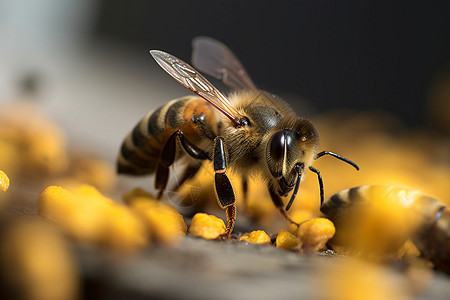 大自然的蜜蜂图片