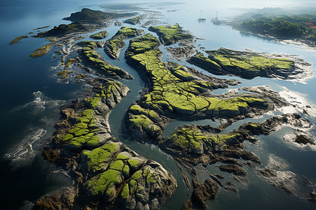 岛屿的海岸景观图片