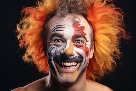 欢乐微笑的小丑男人图片