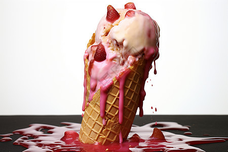 夏日冰淇淋的诱惑图片