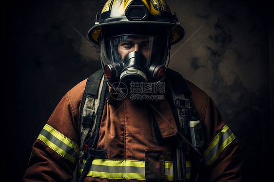 勇敢的消防战士图片
