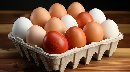 农场养殖的鸡蛋图片