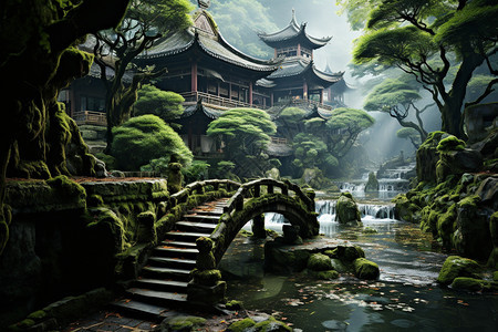 梦幻中国园林图片