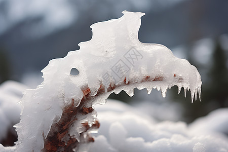 冰雪世界背景图片