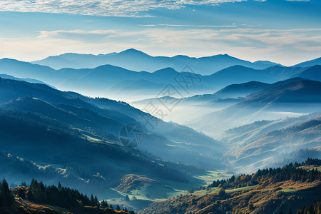 山日落自然风景山照背景