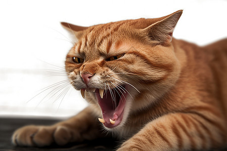愤怒的宠物猫咪图片