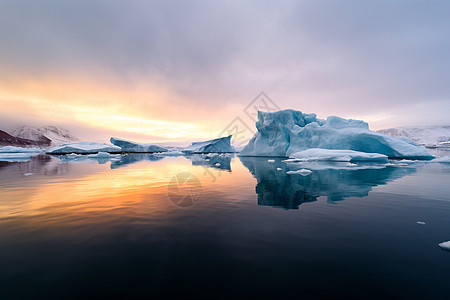 大自然的巨大冰川图片