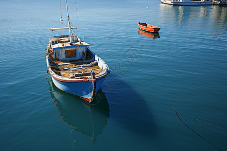 渔船航行图片