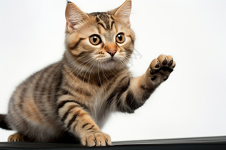 猫咪伸出爪子图片